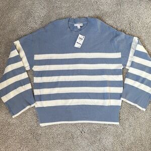 NWT And Now This Striped Crewneck Sweater